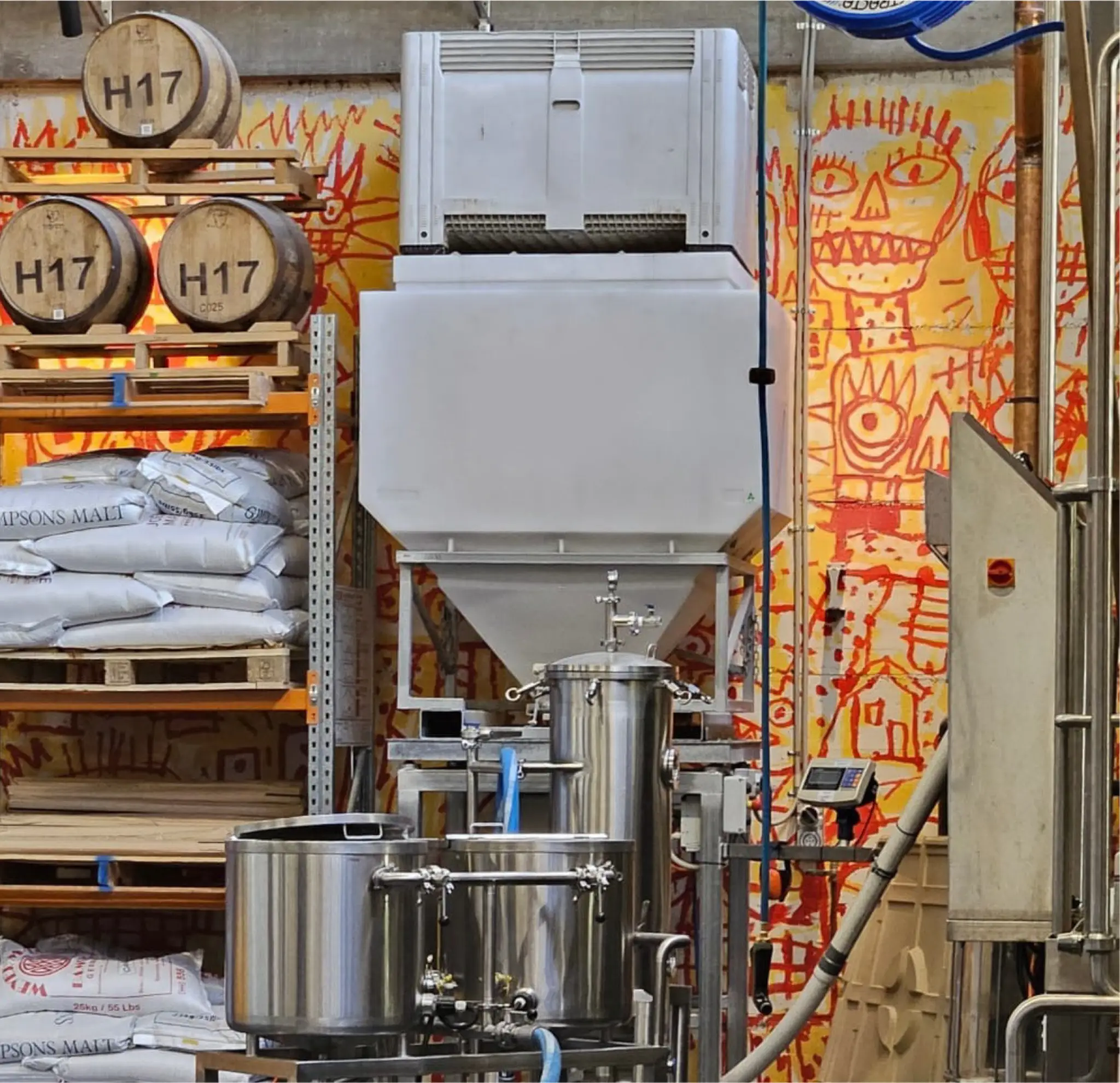 Cereals grain nuts storage